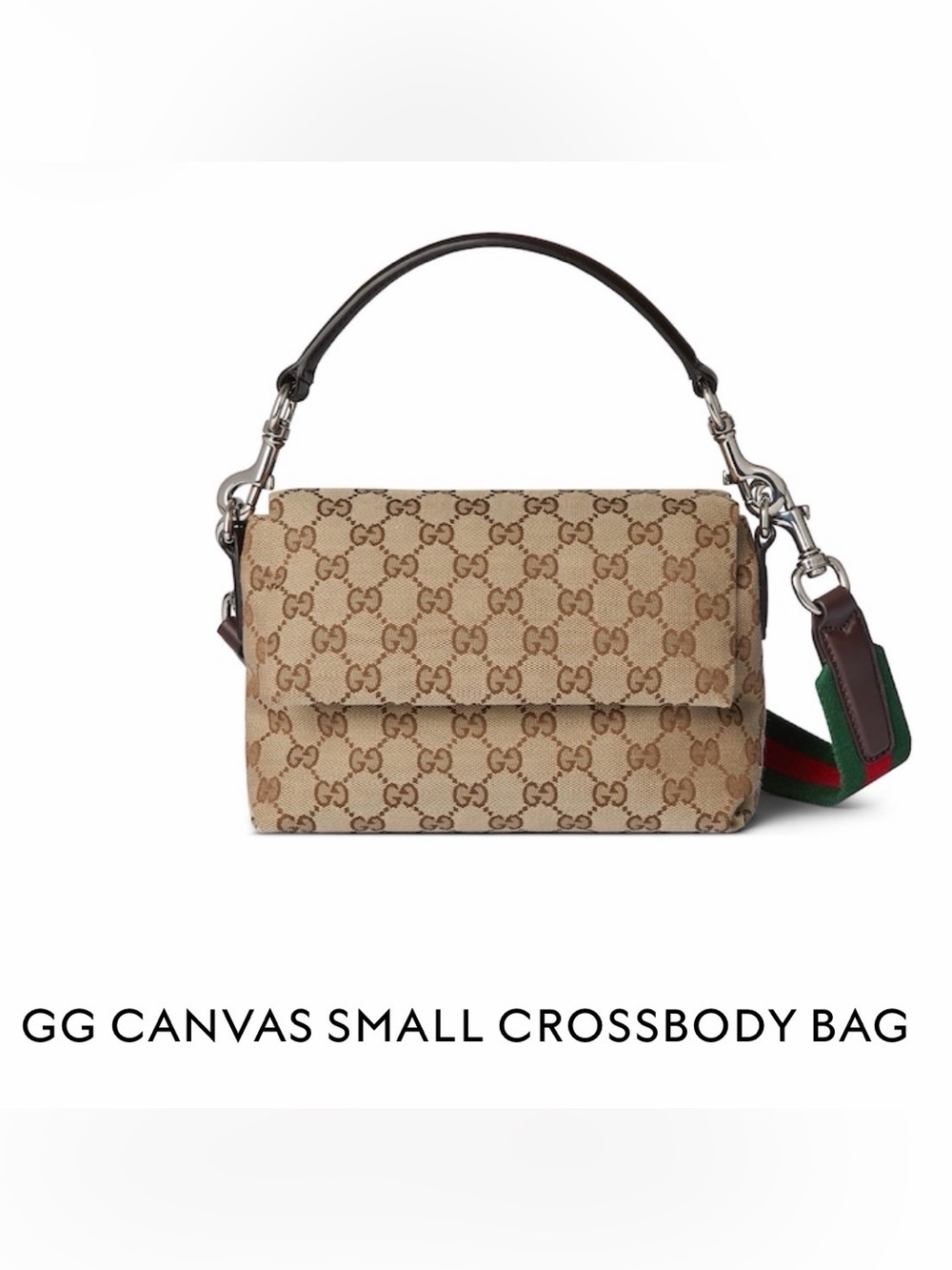 Gucci GG Canvas Small Unisex Crossbody Bag